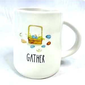Rae Dunn Artisan Collection by Magenta GATHER Coffer Mug Cup Easter